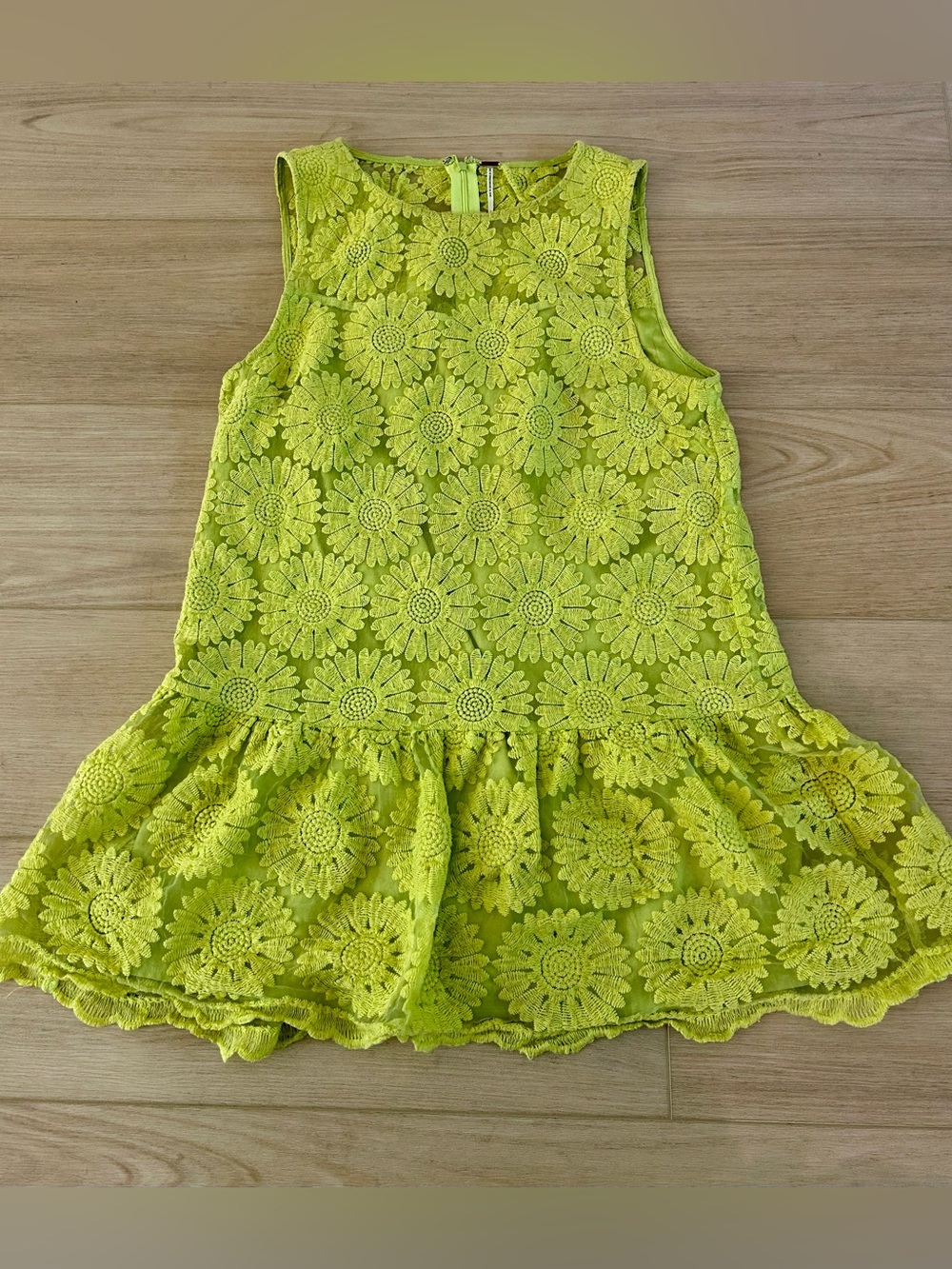 Free People Neon Daisy Mini Dress